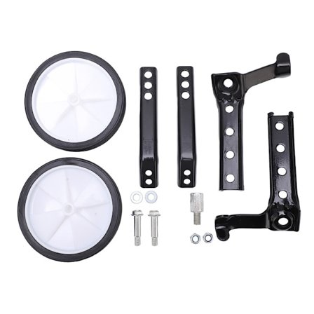 Støttehjul til børnecykel 18-24 tommer sorte-XF2-