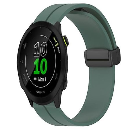 Garmin Forerunner 55 20 mm:n yksiväriselle magneettilukolla watch