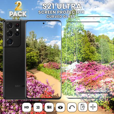 2-pack Samsung Galaxy S21 Ultra - Härdat Glas 9h-super Kvalitet