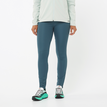 Salomon - Trikoot Vaatteet Gore-tex Sshell Tights W - Midnight Navy