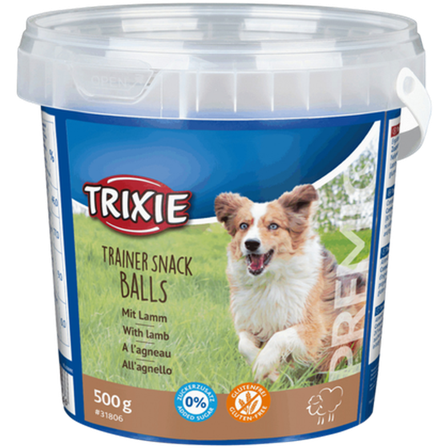 Trixie - Premio Trainer Snack Balls Lammebrun 500g - Hund - Hundegodbiter & tyggebein - Belønningsgodbiter for hund - ZOO.no