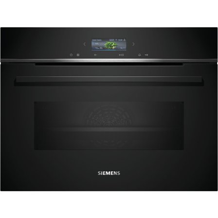 Siemens CM724G1B1 iQ700 kompakt ovn/mikrobølgeovn, svart