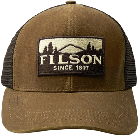 Filson Logger Mesh Cap Dark Tan
