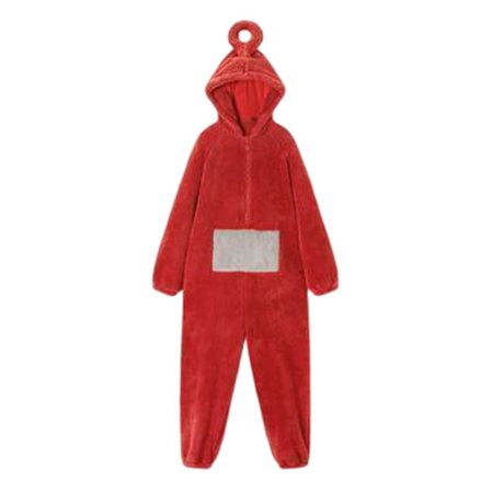 Unisex Teletubbies Kostyme Disi Onesies Lala Cosplay Pyjamas Jumpsuit