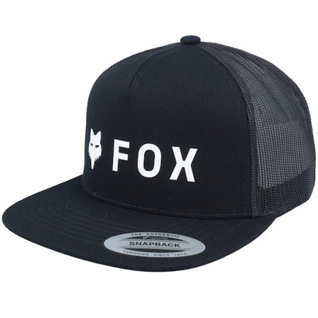 Fox - Zwart trucker Cap - Absolute Mesh Black Trucker @ Hatstore