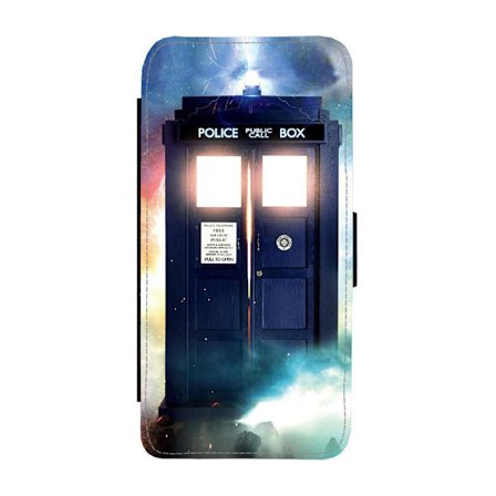 Doctor Who Tardis iPhone 12 Mini Flip Mobilfodral