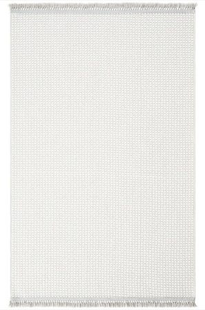 Hanah Home - Tæppe-Vera - Hvid - Fladvævede tæpper - 160X200 - Fra Homeroom