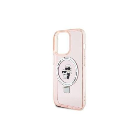 Karl Lagerfeld Mobilcover med MagSafe til iPhone 15 Pro - Pink