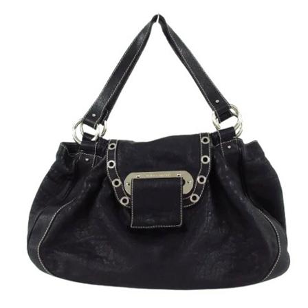 Dolce & Gabbana Pre-owned, Leather Shoulder Bag Zwart, Dames, Maat:ONE Size