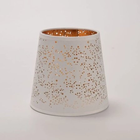 Tyg Lampeskjerm Clip Bulb-Lampeskjerm HVIT hvit