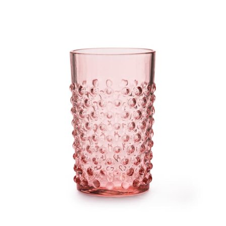 In Flore Cecilia Dricksglas, Höga, 2-pack Glas Rosa 11 cm