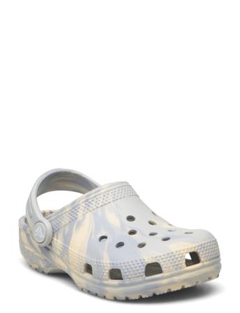 Classic Marbled Clog K Shoes Clogs Grå Crocs*Betinget Tilbud