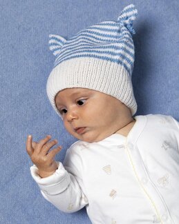 Beskrivning Mössa Blå - Lang Yarns