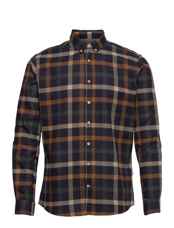 Dean Check Gr.40 Skjorte Casual Blå Kronstadt