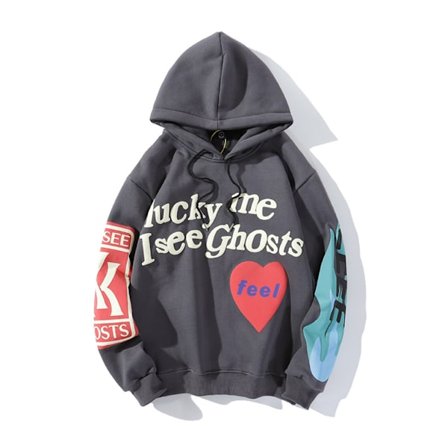 Unisex genser Kanye Lucky e I See Ghosts hettegenser