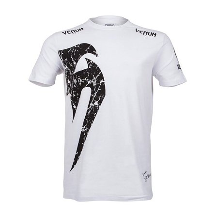 T-shirts Venum "Giant" Tshirt, White - Bodyman.dk