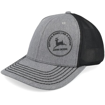 John Deere - Gris trucker Casquette - Vintage 3D Print Black/Grey Trucker @ Hatstore