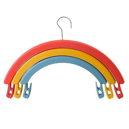 1 stk Tøj Hængere Regnbue Hængere Multifunktionel Tre-lags Sporløse Hængere