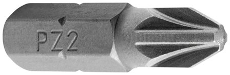 Ironside 201636 Bits pozidriv, 1/4", 25 mm, 10-pack PZ2, Maskintillbehör & förbrukning