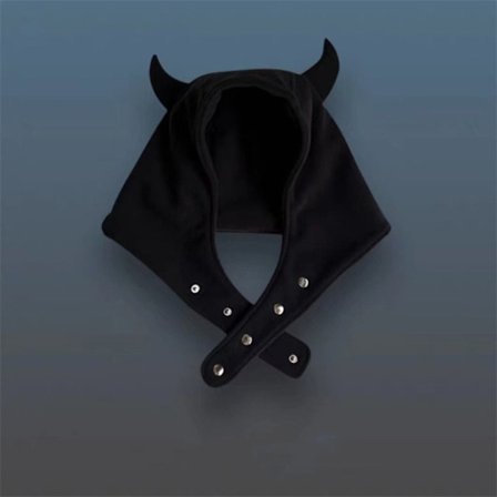 Devil Horn Hat Little Devil Hat SVART