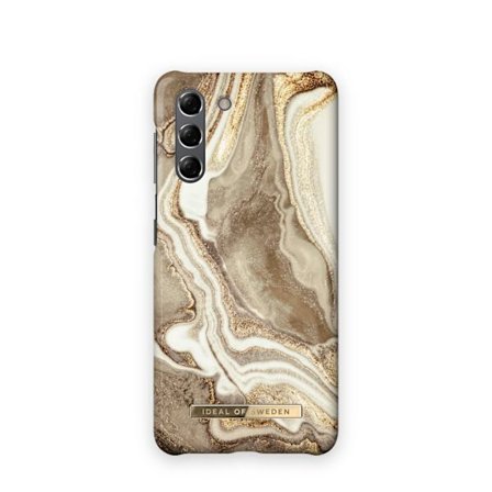 Printed Case Galaxy S21 Golden Sand Marble