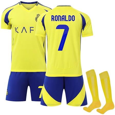 2024-2025 Al-Nassr FC barnekjorte nr. 7 Ronaldo - Perfekt adult L