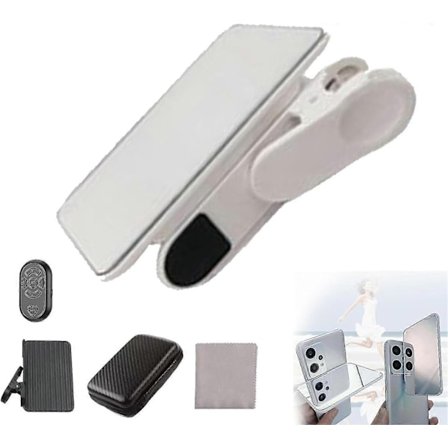 Smartphone Kamera Spegel Reflektions Clip Kit, Mobiltelefon Reflektions Kamera Clip Selfie Reflektor, Mobiltelefon Fotograferingstillbehör-Xin
