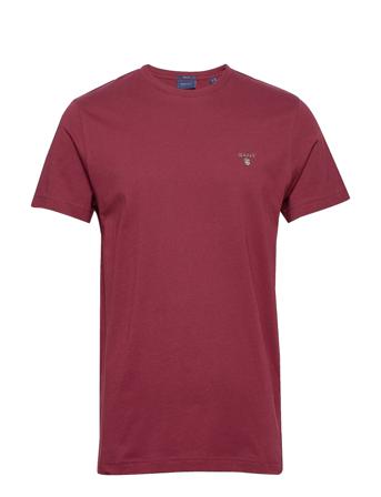 Original Ss T-Shirt T-shirts Short-sleeved Röd GANT