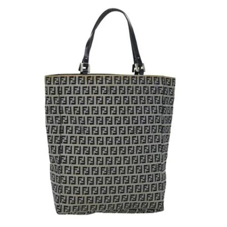 Fendi Vintage Pre-owned Canvas totes Blå, Dame Vintage Tasker, Størrelse: ONE Size