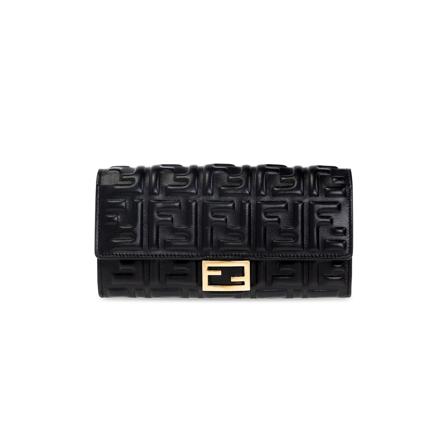 Fendi Wallets & Cardholders Sort, Dame Clutch, Størrelse: ONE Size