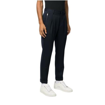 Etro, Tapered Pants Blauw, Heren, Maat:L