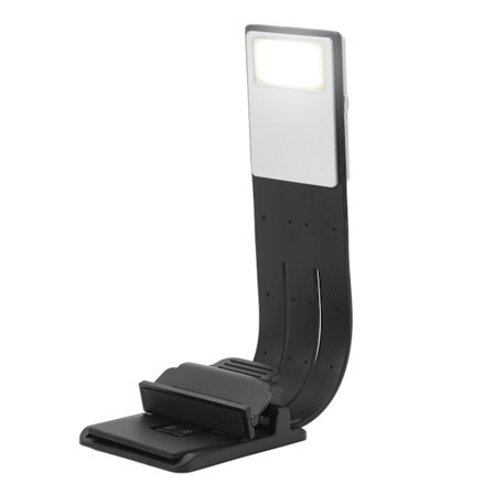 Klippebog Læselampe 3 Farvetemperaturer USB-kabel Trinløs Lysdæmper Soveværelseslys