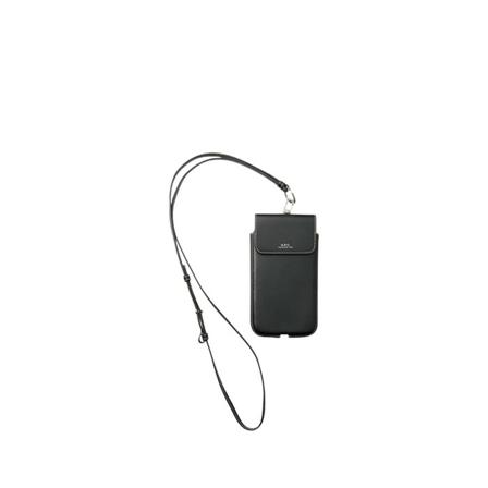 A.p.c., Etui A.p.c. Phone Case Pxawv-M63507 Czarny Czarny, unisex, Rozmiar: ONE Size
