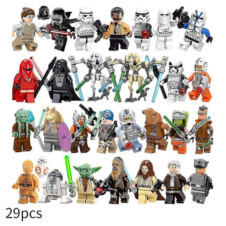 29-dele Star Wars Byggefigurer - Minifigurer til Børn