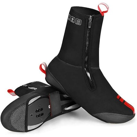 Unisex sykkel sko overtrekk, vinter, størrelse XXL, svart