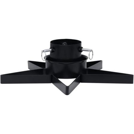 VidaXL Juletræsfod Sort 47x47x13.5cm black 47 x 47 x 13.5 cm