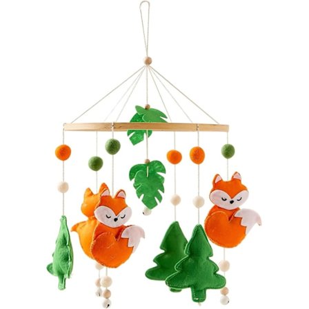 baby mobil baby trä vindlek, baby vindspel nyfödd barnrumsinredning - Sti