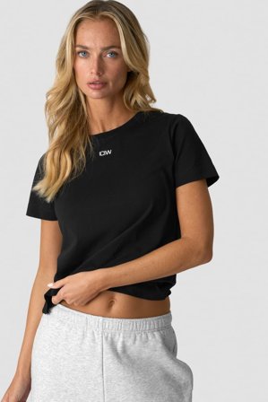 ICANIWILL - Everyday Cotton T-shirt Black - Damen - ICIW