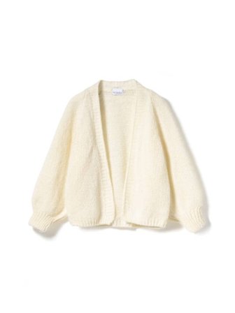 Noella Fora Knit Cardigan - White Tröjor Dam Vit M/L