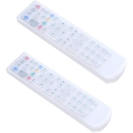 2 st Silikonskydd för fjärrkontroll, vattentät, universell