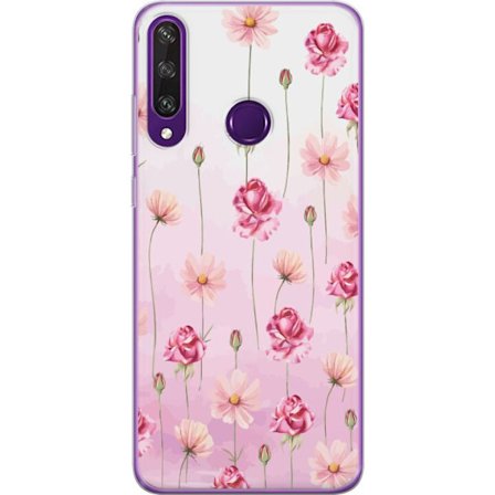 Yhteensopiva Puhelinkuori Huawei Y6p Rose Petal Whisper