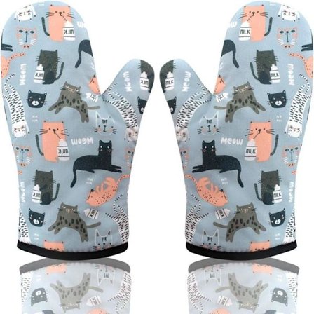 Ovnhandsker, grydelapper, køkkenhandsker, 2-pak, til madlavning og bagning i køkkenet – varmebestandige, tykke og sikre_tfrf