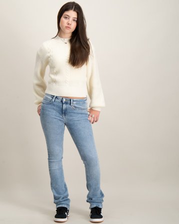 Calvin Klein MR FLARE OCEAN BLUE DENIM STR Blau Jeans Mädchen - Kids Brand Store