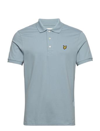 Plain Polo Shirt Polos Short-sleeved Blå Lyle & Scott
