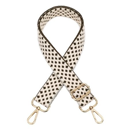 IC Axelrem Väskrem Stickad Bomull Handgjord Grön