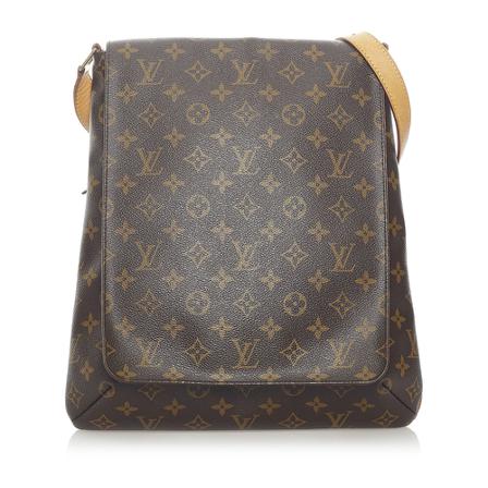 Louis Vuitton Vintage Monogram Musette Salsa Long Strap Canvas Monogram Canvas France Brun, Dame Vintage Tasker, Størrelse: ONE Size