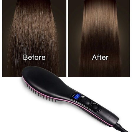 1-pakning elektriske hårrettingskammer Simply Straight Justerbar varme Skader ikke elektrisk hår S