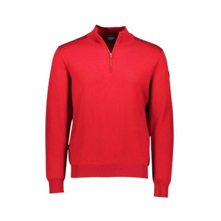 Paul & Shark, Zip shirt Rood, Heren, Maat:XL