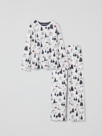 Polarn O. Pyret Pyjamas vuxen Mumin - M - barnkläder - white