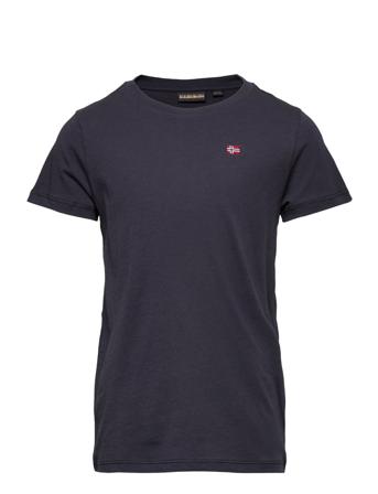 K Salis Ss 2 T-shirts Short-sleeved Musta Napapijri